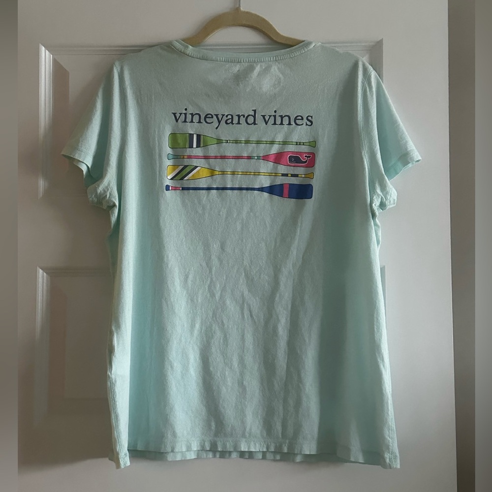 Vineyard Vines Light Blue Graphic Tee
